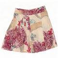 Saia feminina Benetton A-Line W30 média floral multicolorida
