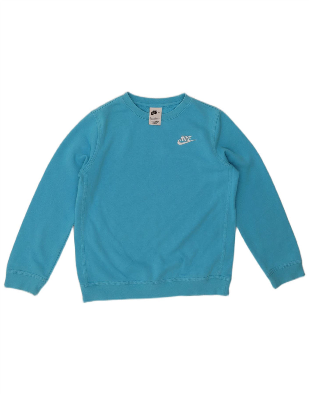 Moletom NIKE Meninos Jumper 10-11 Anos Médio Azul Algodão