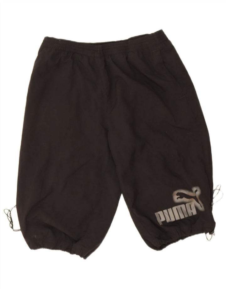 Puma Mens Graphic Sport Shorts Grande Poliéster Preto