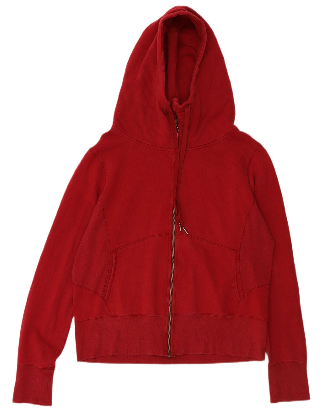 Suéter feminino com capuz e zíper CHAMPION UK 18 XL algodão vermelho