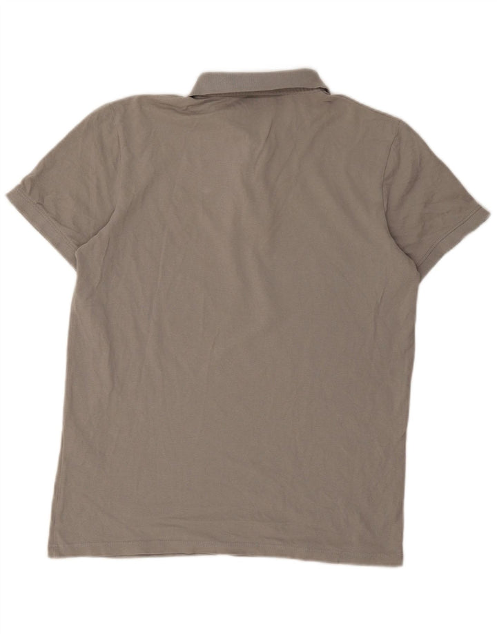 Camisa polo masculina Jack & Jones grande algodão cinza