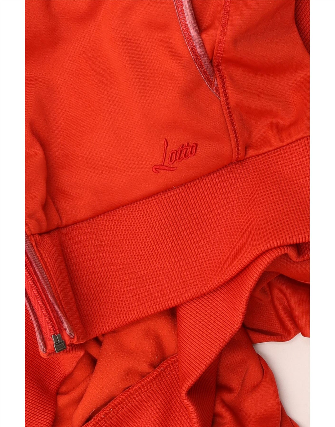 LOTTO Womens Tracksuit Top Jacket UK 16 Grande Vermelho