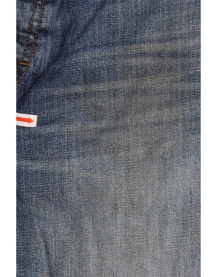 Calça jeans reta masculina Fat Face W30 L31 algodão azul