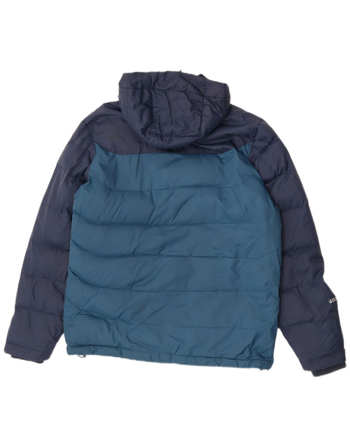 Jaqueta masculina acolchoada com capuz Mountain Warehouse UK 36 Small Blue Colourblock