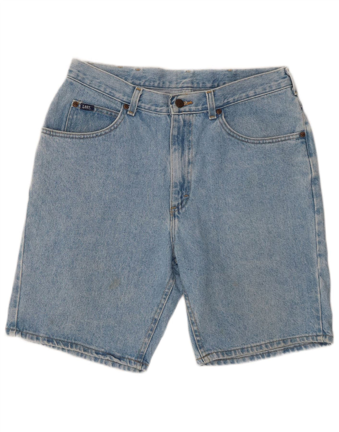 Shorts jeans masculino Lee W34 grande algodão azul