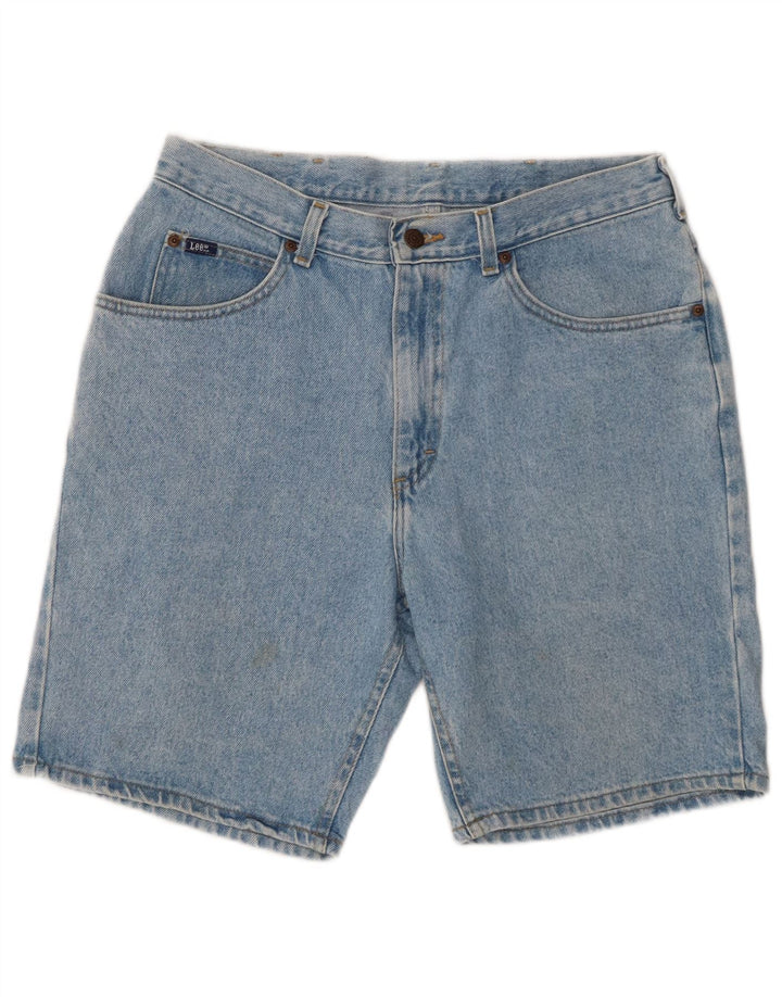 Shorts jeans masculino Lee W34 grande algodão azul
