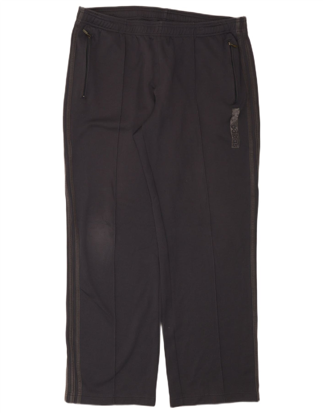 Calças de treino masculinas ADIDAS XL cinza algodão