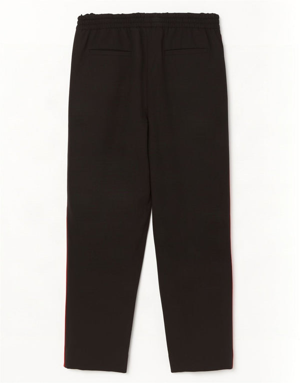 Calça de treino feminina Zara Reino Unido 12 bloco colorido preto médio
