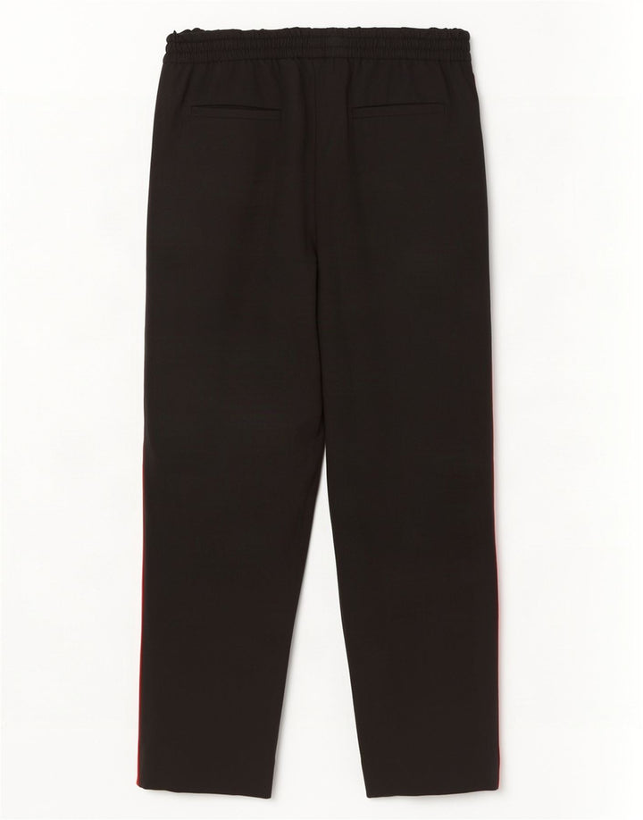 Calça de treino feminina Zara Reino Unido 12 bloco colorido preto médio