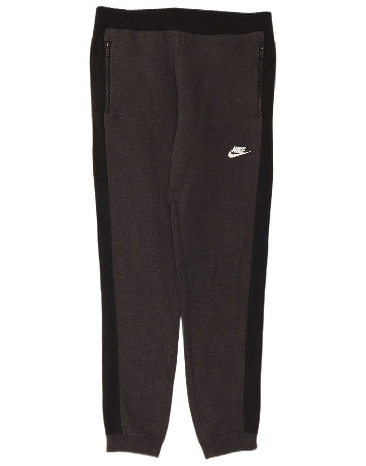 Calça de treino masculina Nike joggers cinza médio algodão