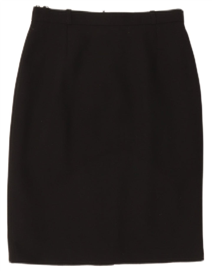 Saia lápis feminina Golden Gate EU 38 poliéster preto W24 médio