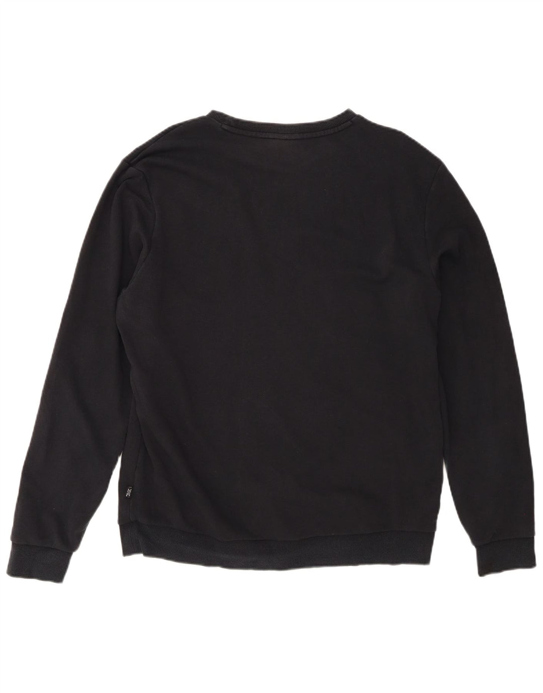 PUMA moletom gráfico masculino jumper grande algodão preto
