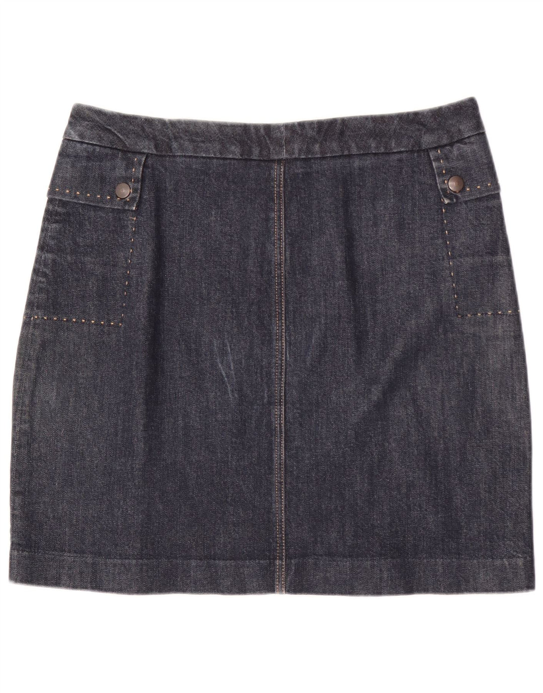 Mini saia jeans feminina Tommy Hilfiger W34 grande azul
