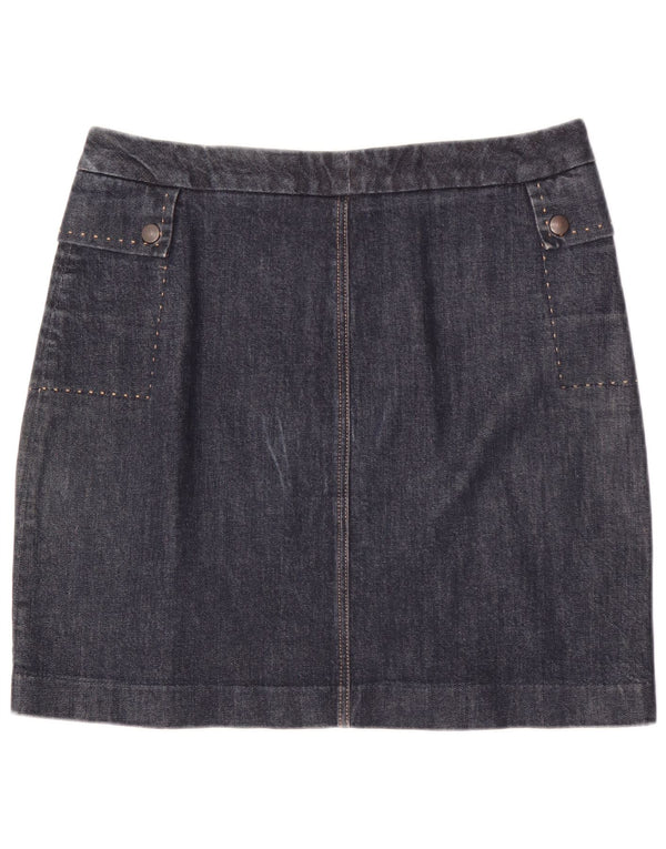 Mini saia jeans feminina Tommy Hilfiger W34 grande azul