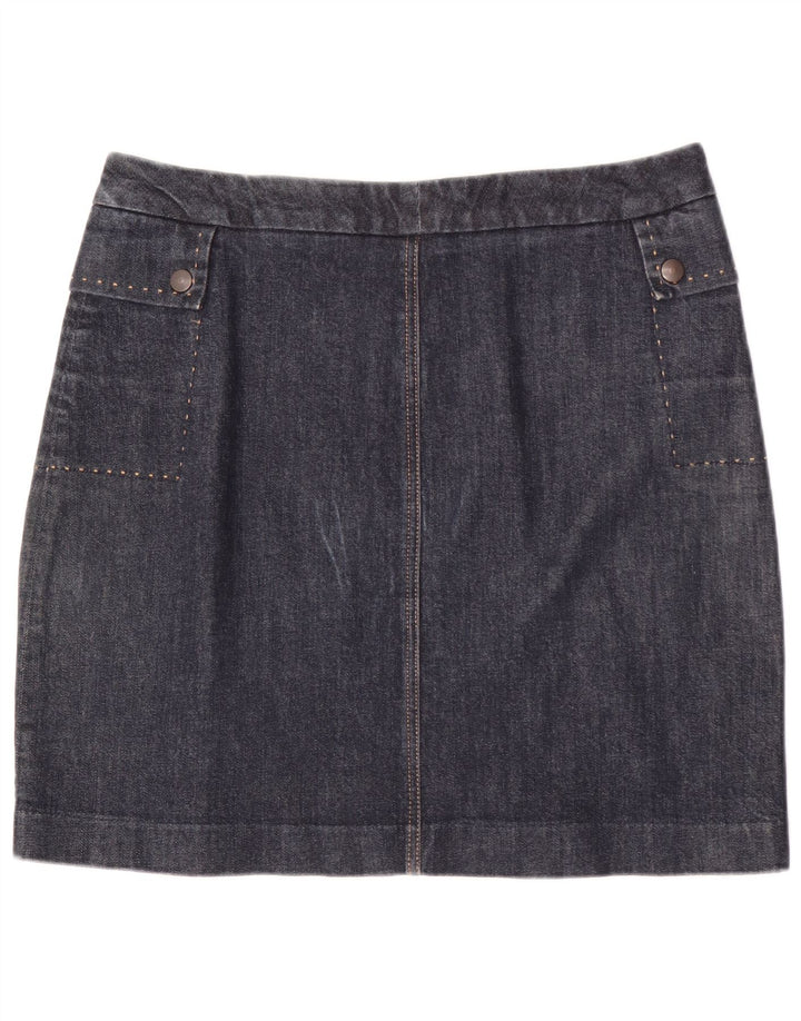 Mini saia jeans feminina Tommy Hilfiger W34 grande azul