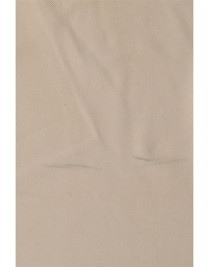 Camisa polo feminina sem mangas Lacoste tamanho 46 XL branco