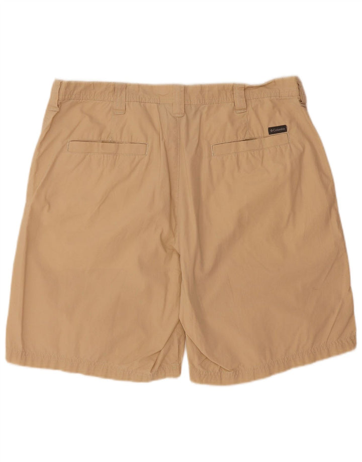 COLUMBIA Mens Chino Shorts W38 XL Algodão Bege
