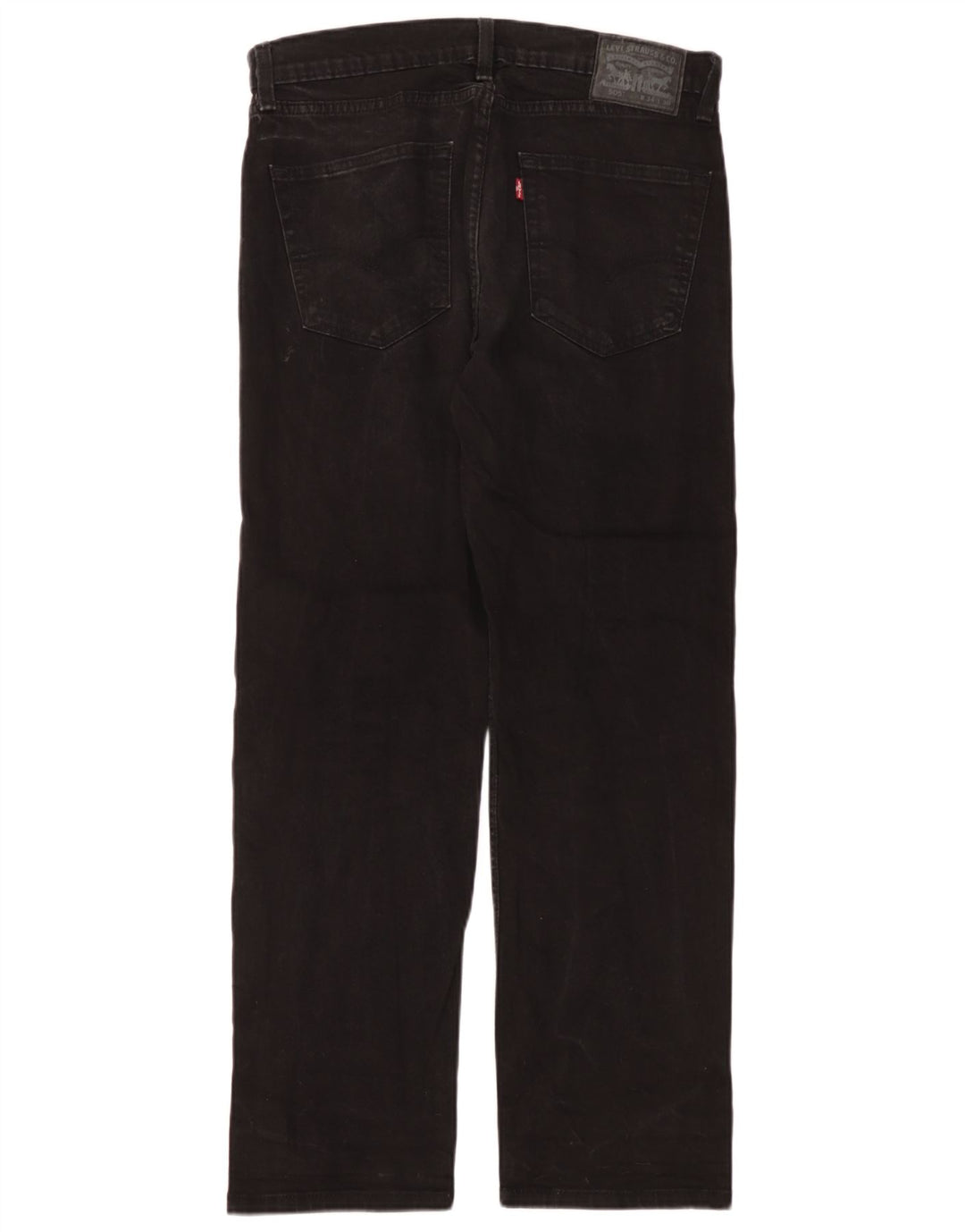 Jeans Levi's 505 Straight Masculino W34 L30 Algodão Preto