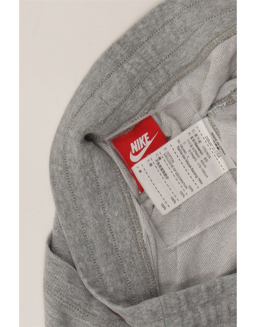 Calça de treino Nike Boys Joggers 13-14 anos grande cinza algodão