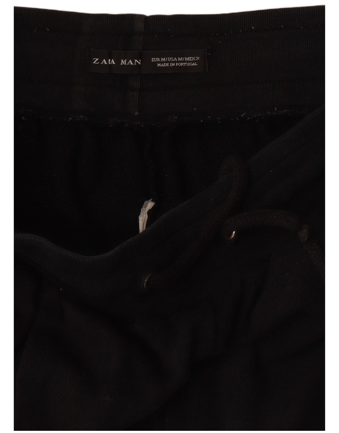 Zara Bermuda esportiva masculina bermuda média preta