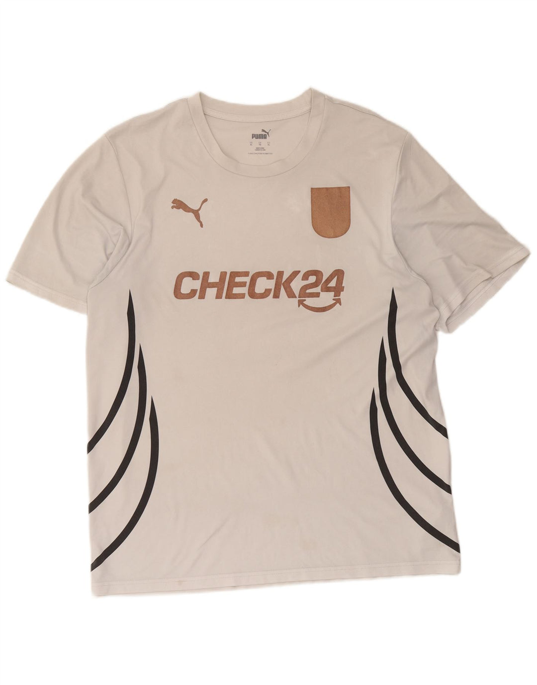 Puma Camiseta Masculina Graphic Top XL Branco Poliéster