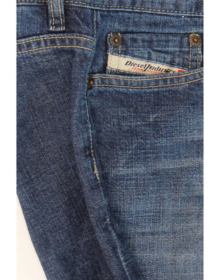 Diesel feminino bootcut jeans W28 L32 azul algodão