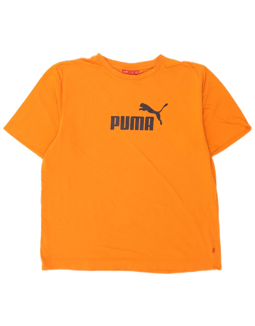Puma Camiseta Masculina Graphic Top Grande Laranja