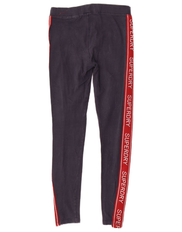Leggings gráficas femininas Superdry UK 6 XS azul marinho colorblock
