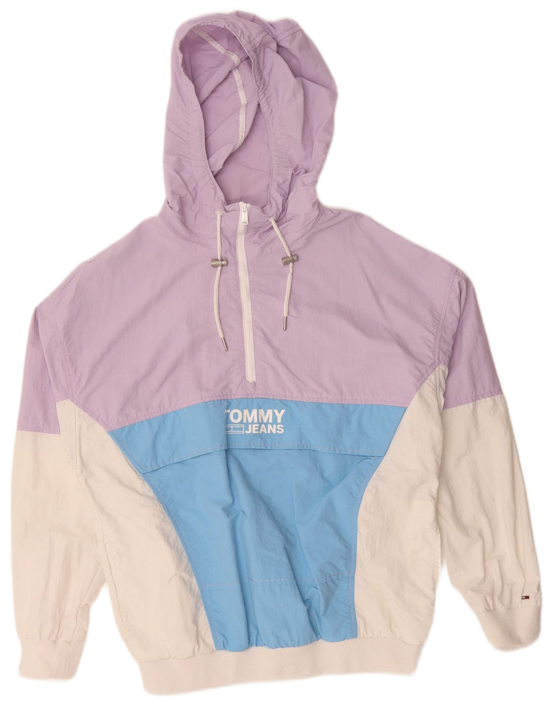 Jaqueta masculina Tommy Hilfiger Graphic Anorak UK 10 pequena multicolorida