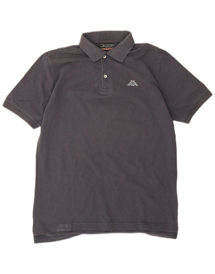 Camisa polo masculina Kappa grande algodão cinza