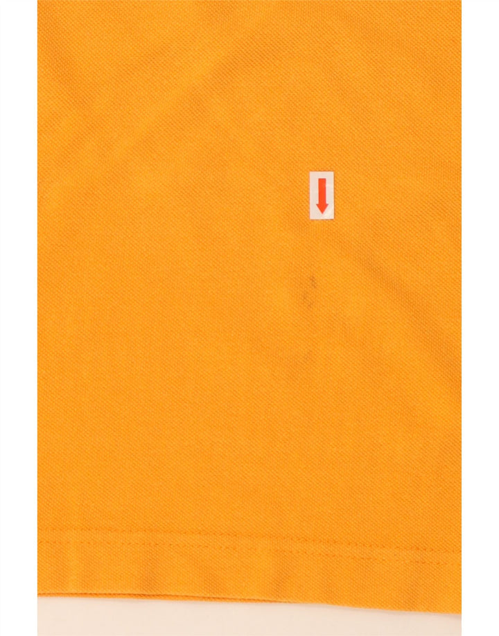 Camisa polo masculina KAPPA XL laranja algodão