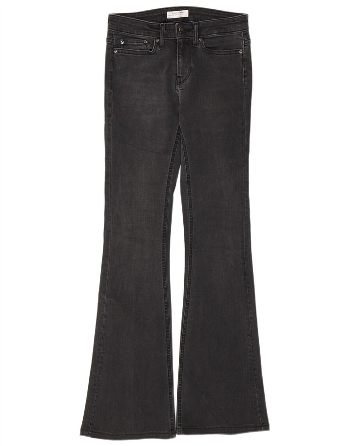 Zara Jeans feminino queimado EU 34 2XS W24 L30 cinza
