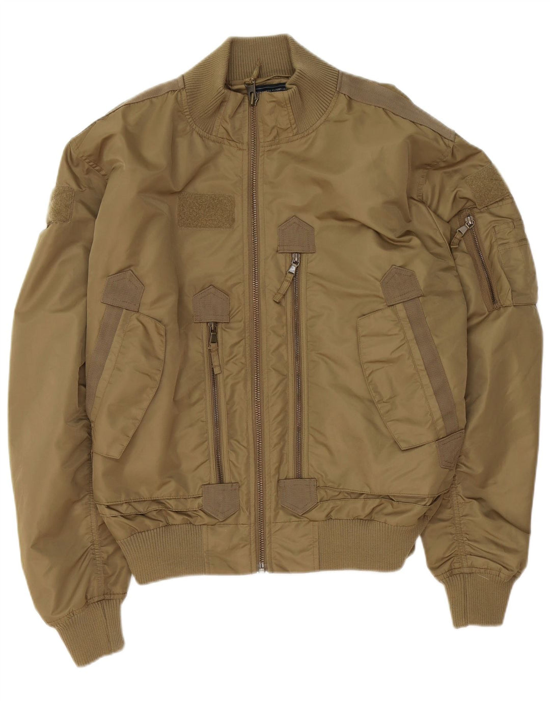Jaqueta masculina Mil-Tec Flight Aviator UK 42 XL cáqui nylon