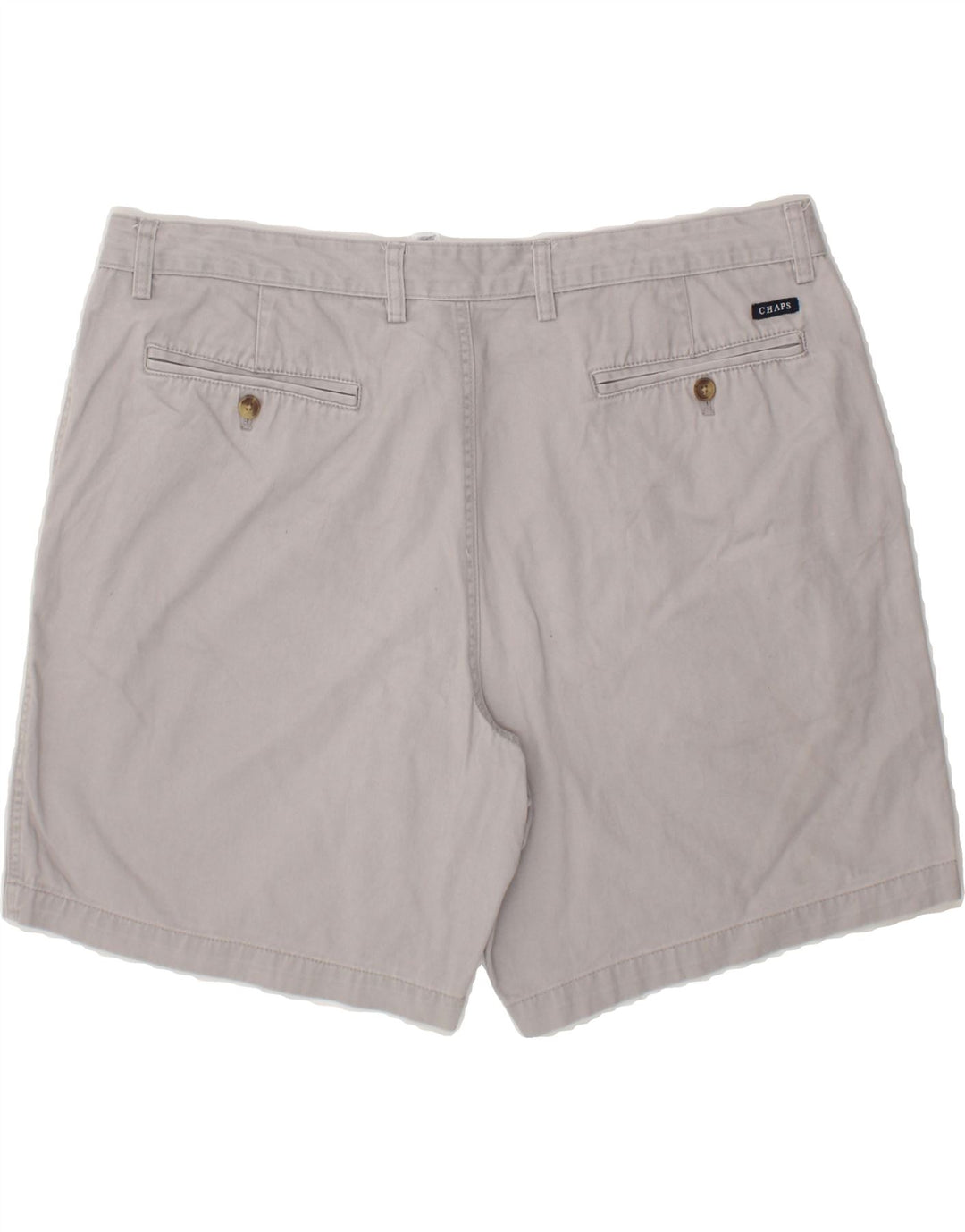 CHAPS Mens Chino Shorts W42 2XL Grey Cotton Vintage Chaps and Second-Hand Chaps from Messina Hembry 