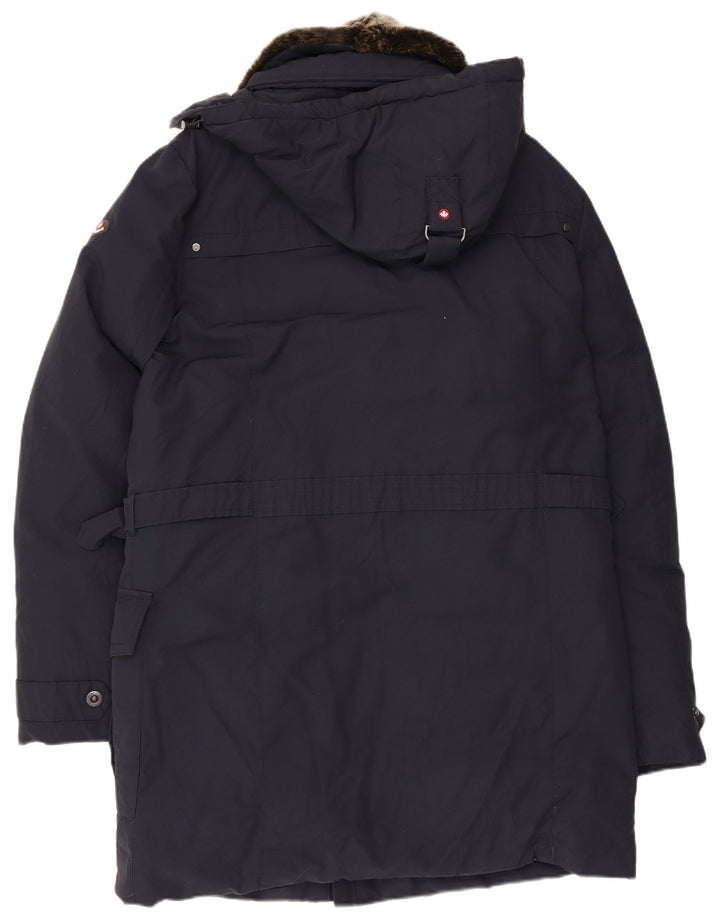 Casaco corta-vento masculino Canadiens com capuz IT 52 XL azul marinho