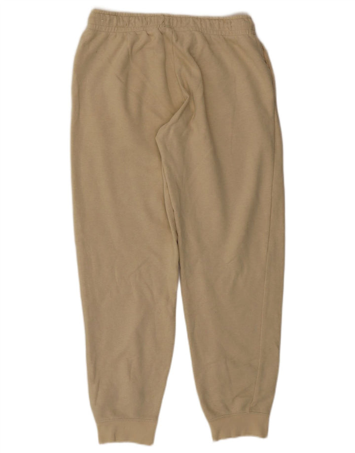 Calça de treino feminina Nike Joggers UK 14 médio bege algodão