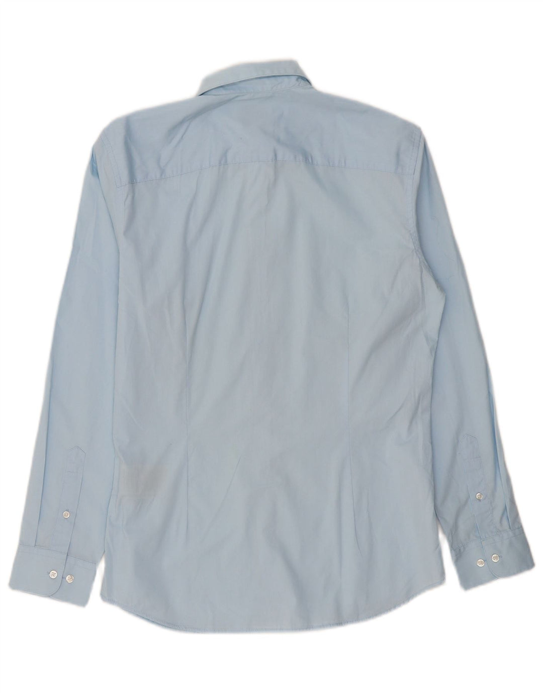 Camisa masculina JACK & JONES pequena azul algodão