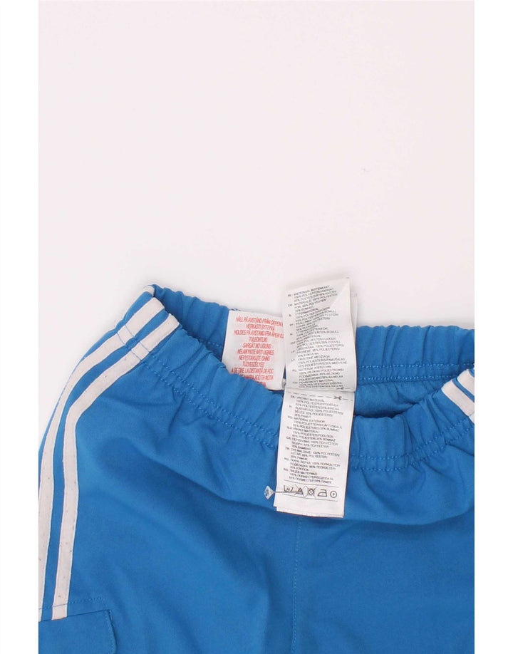 Calças de treino Adidas Baby Boys Cargo 6-9 meses azul poliéster