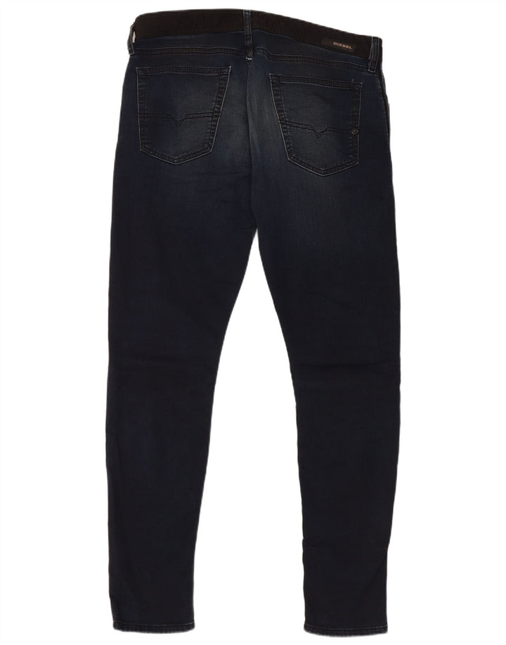 DIESEL Masculino Spender Skinny Jeans W32 L30 Azul Algodão