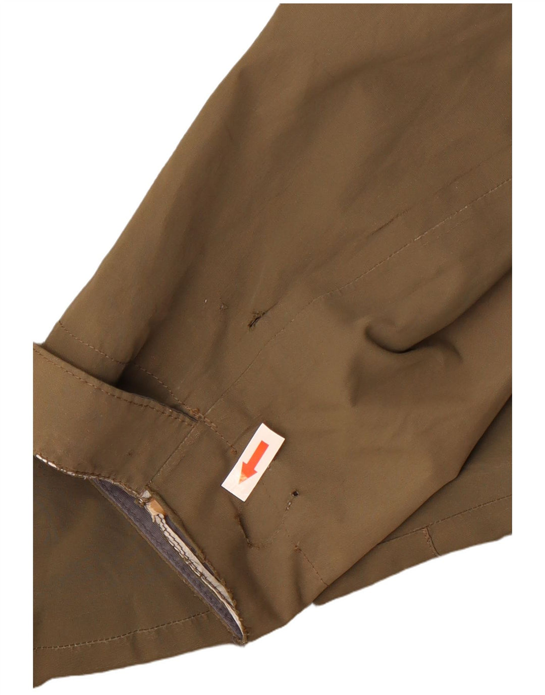 Jaqueta de chuva masculina com capuz The North Face UK 38 Poliéster cáqui médio