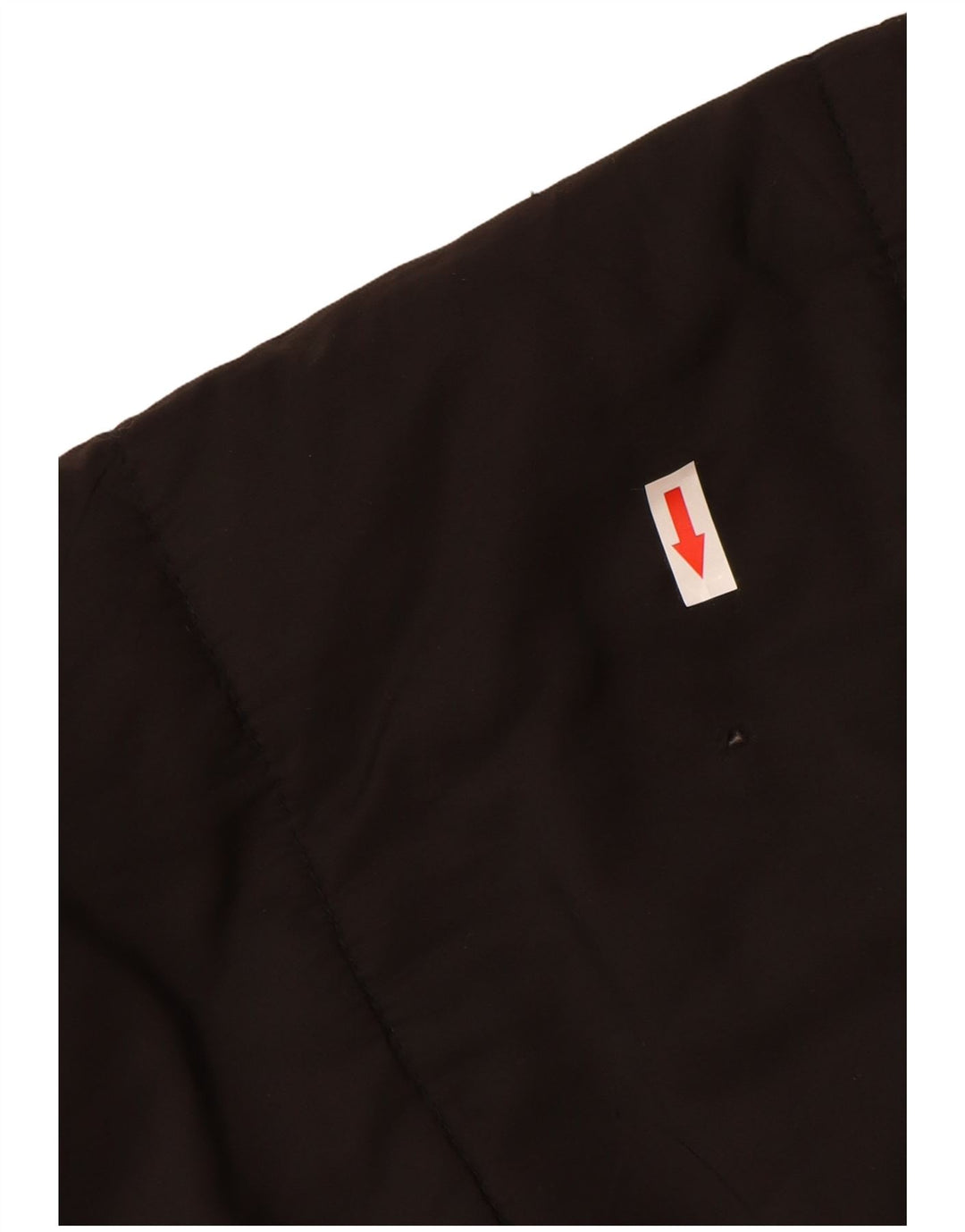 Jaqueta acolchoada superdimensionada feminina Zara UK 10 poliéster preto pequeno
