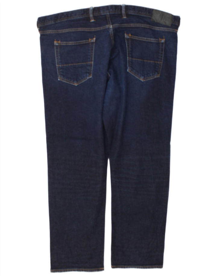 Jeans retos masculinos Marks & Spencer W42 L29 algodão azul marinho