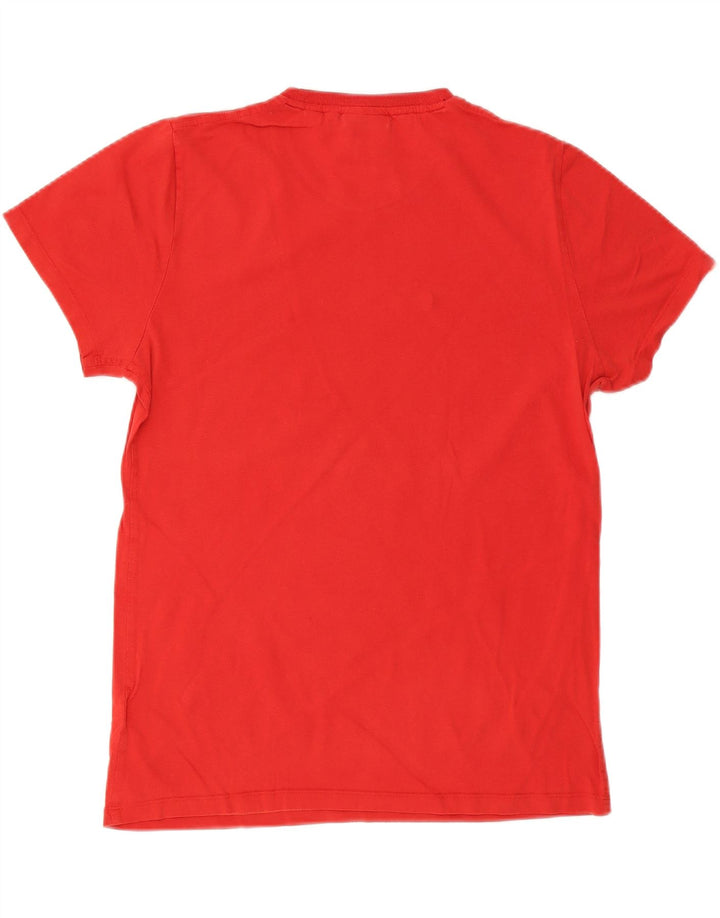 SUPERDRY Mens T-Shirt Top XL Red Cotton