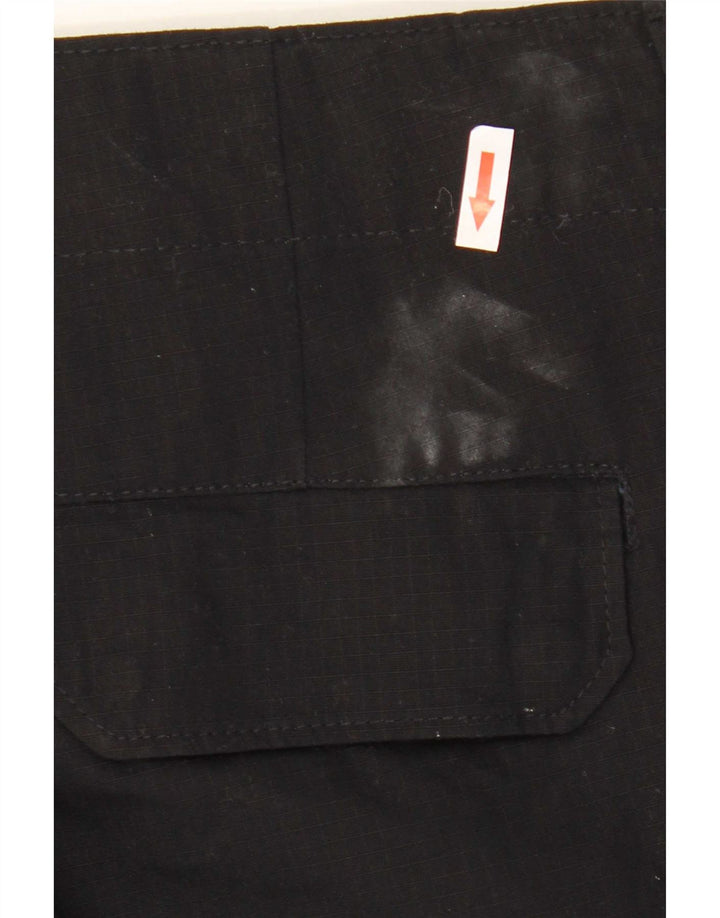 Calças cargo retas masculinas Dickies W38 L32 algodão preto