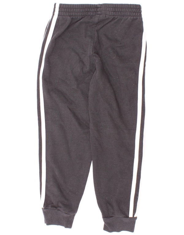 Adidas meninos calças de treino joggers 5-6 anos algodão preto