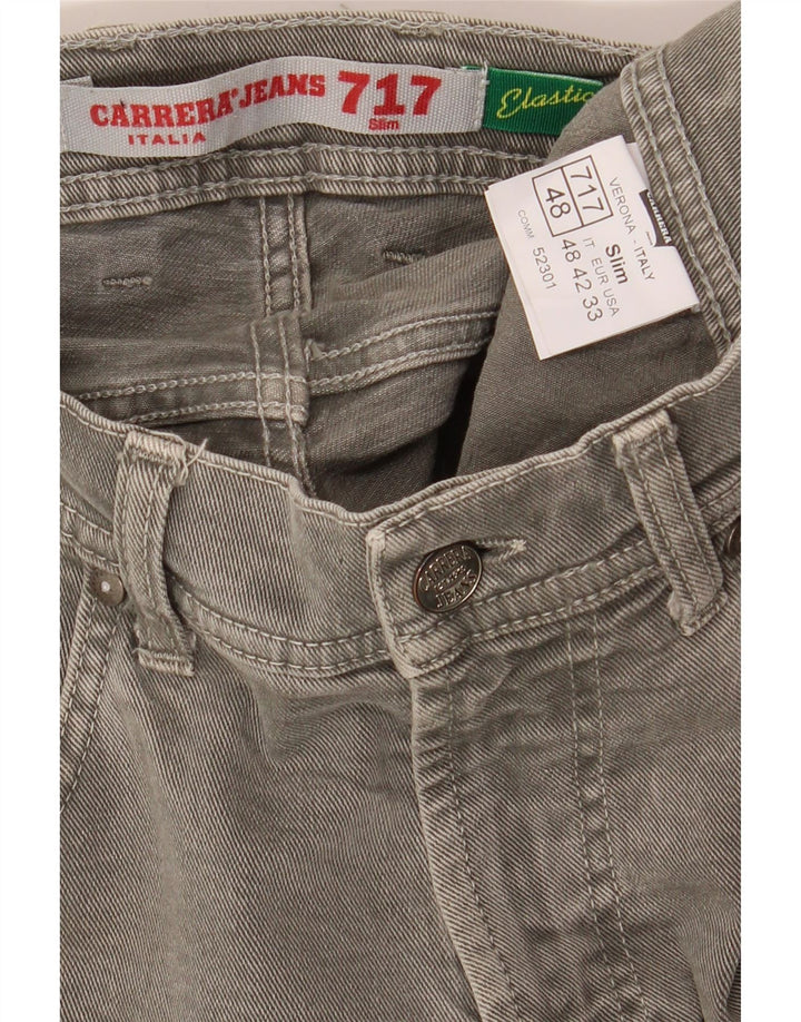 CARRERA Masculino 717 Slim Jeans IT 48 Médio W33 L32 Algodão Cinza