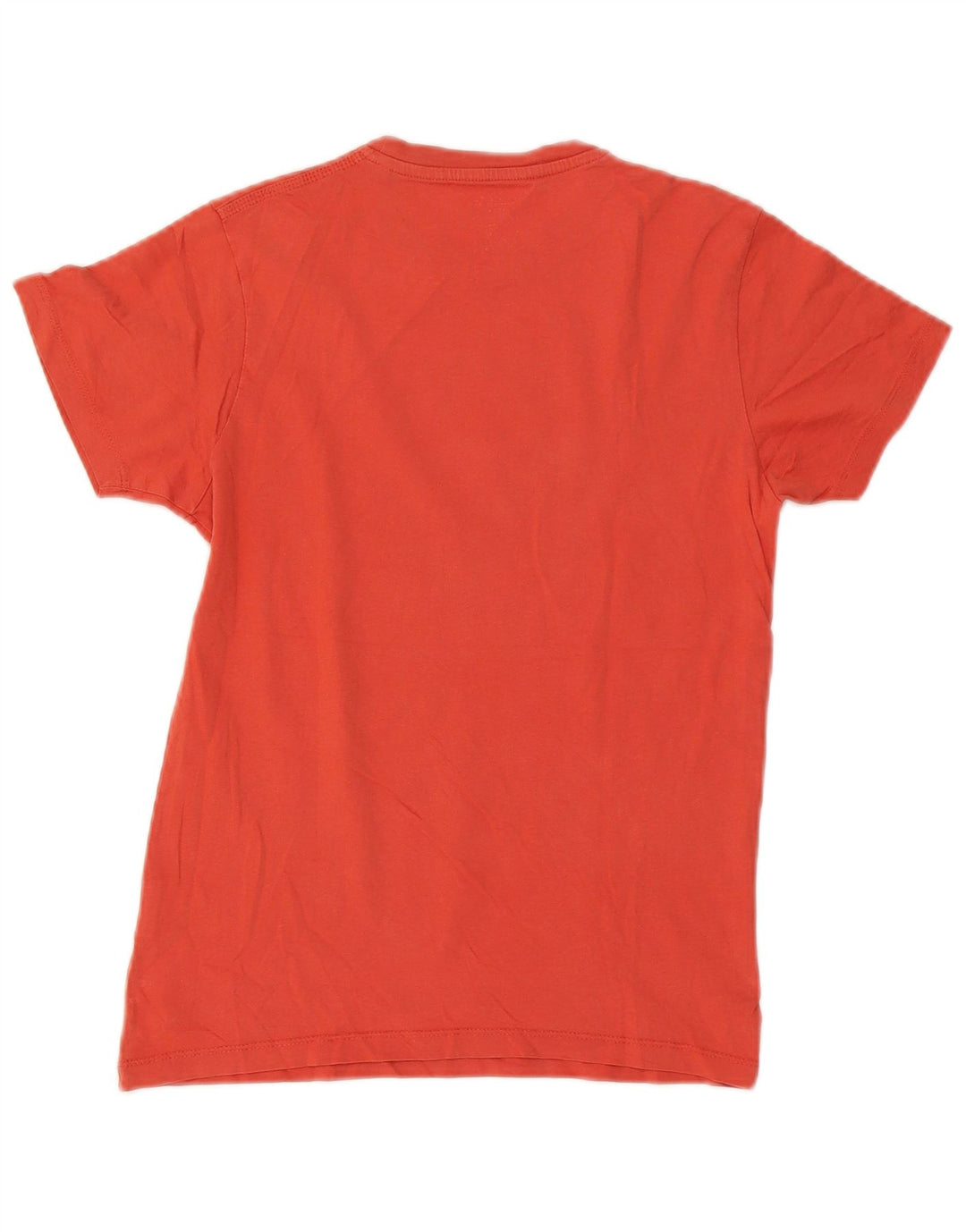 Camiseta gráfica masculina Jack & Jones, top pequeno de algodão vermelho
