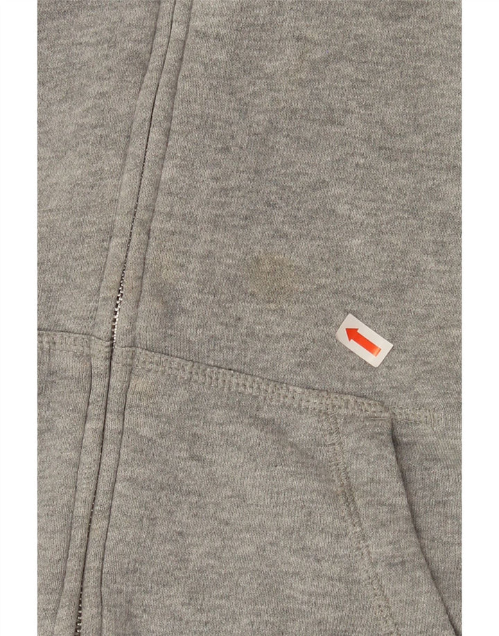 NIKE Womens Oversized Zip Hoodie Sweater UK 18 XL Grey Colourblock Vintage Nike and Second-Hand Nike from Messina Hembry 