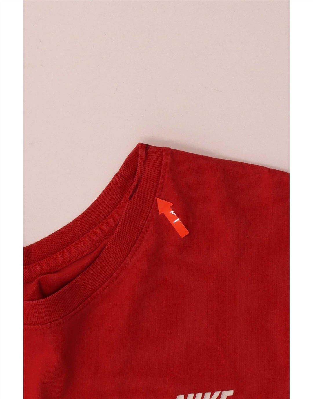 Camiseta Nike masculina gráfica grande algodão vermelho