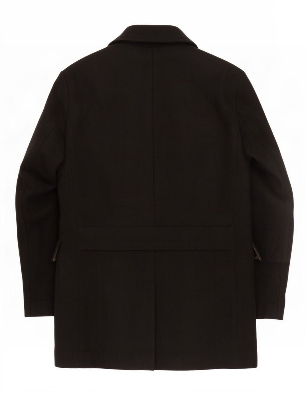 Casaco masculino Marks & Spencer com peito duplo militar Reino Unido 38 médio preto